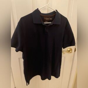 Navy polo shirt in XL by Black and Brown